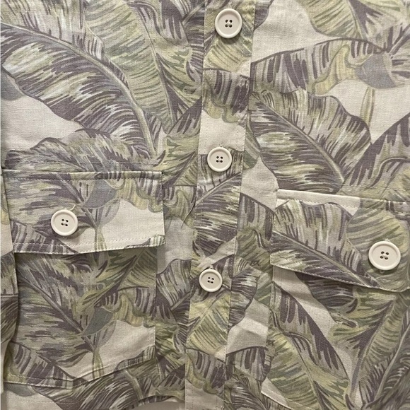 Disneyland Resort Spirit Jersey Shirt Jacket Tropical Palm Button Down Shacket S - Picture 3 of 7